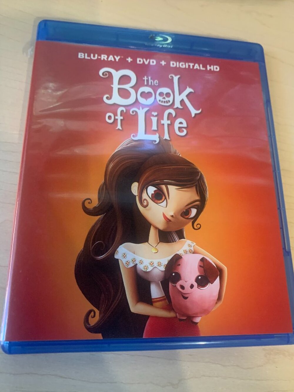 Blue Ray + Dvd The Book of Life Animated Movie